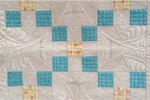 custom longarm quilting showing rulerwork and free motion quilting