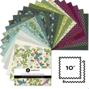 Fabric-Nordic Summer by Gudrun Erla of GE Designs-10” squares (42)
