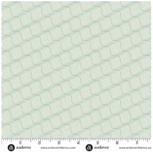Fabric-Nordic Summer by Gudrun Erla of GE Designs Glacial Run Buttermilk-2 yds