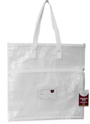 Quilting-Notions Madame Sews Project Bag White