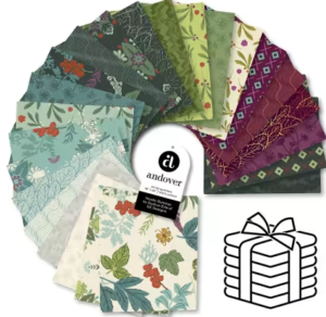 Fabric-Nordic Summer by Gudrun Erla-Complete Collection: 24 Fat Quarters (1 of each color)