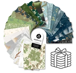 Fabric-Winter Solstice by Gudrun Erla-Complete Collection: 24 Fat Quarters COMING IN DECEMBER!