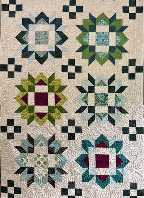 Fabric-Kit Carnival Quilt Base (just add a background) Twin or Lap Size